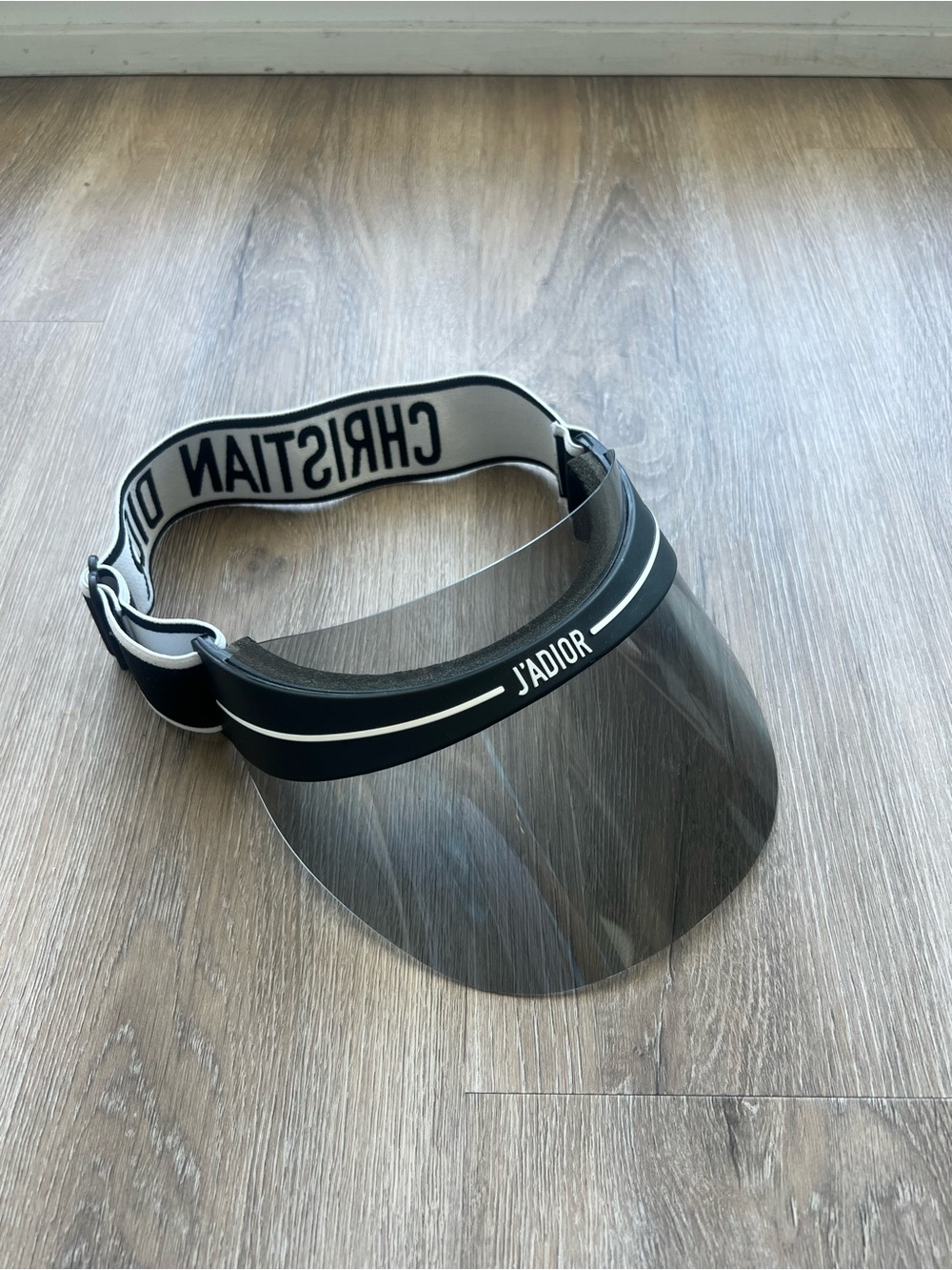 Dior J'Adior Black and White Visor Cap